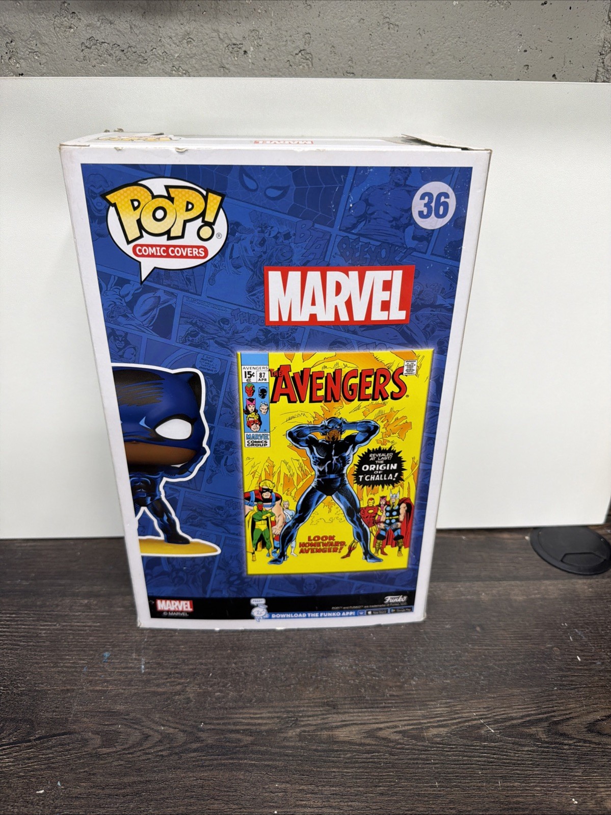 Funko Pop! Comic Book Cover with Case: Marvel - Black Panther - Target... thumbnail 3