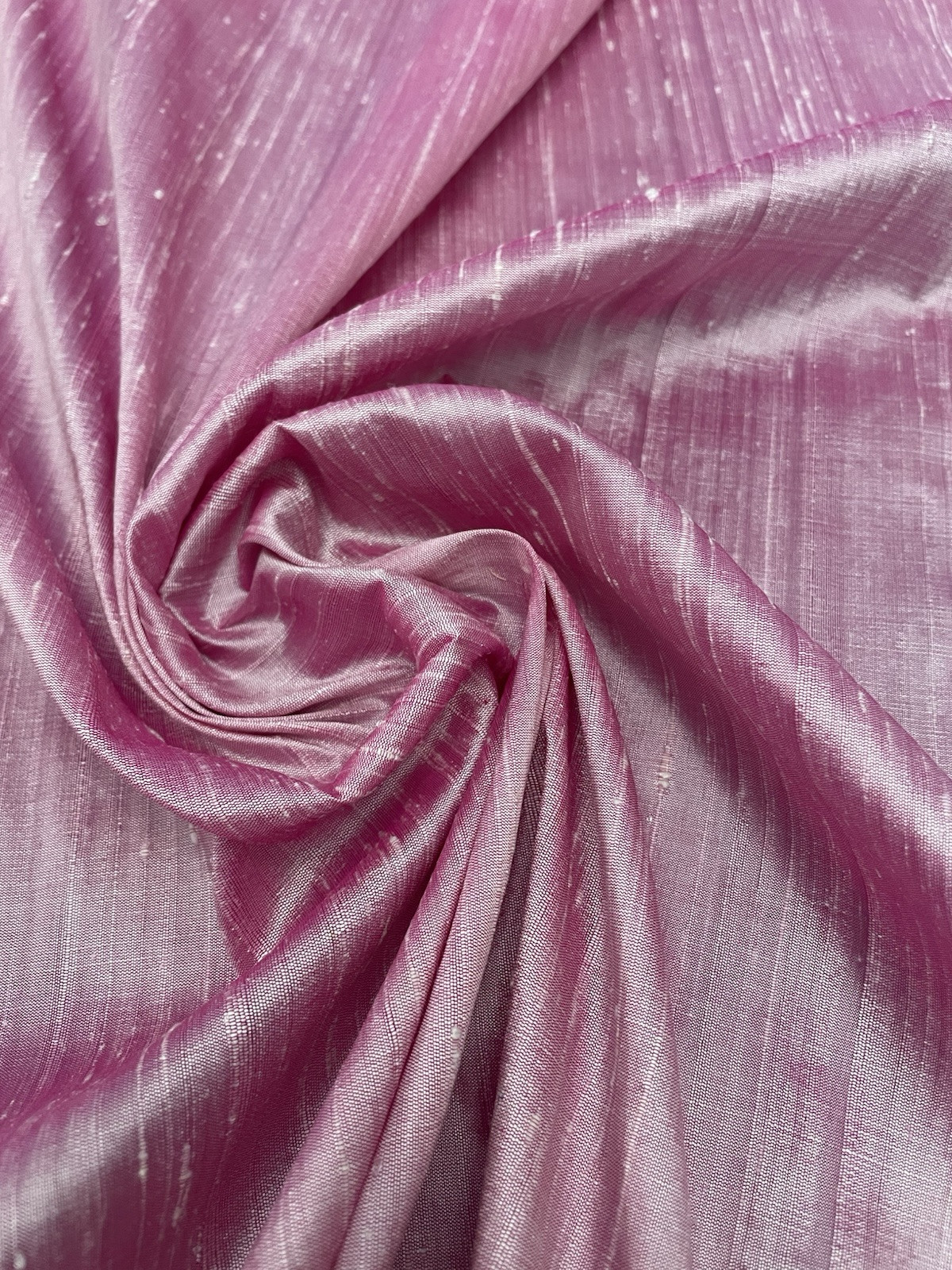 100% Silk Dupion Fabric Pink