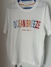 Cartoon Shirt weiß mit buntem Aufdruck Grö�...