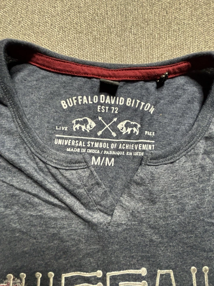 Camiseta gráfica Buffalo David Bitton para hombre mediana Foto 2 de 4