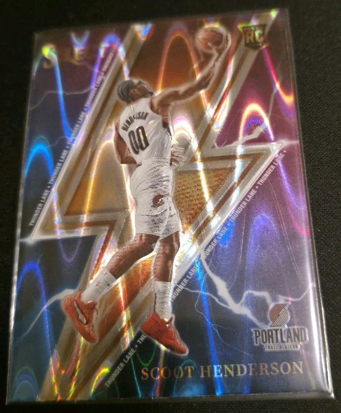 2023 Select Thunder Lane Scoot Henderson #15 Tectonic Prizm