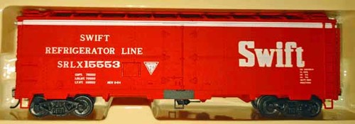 HO Swift Refrigerator Line SRLX 15799 40' Frigorífico - Acopladores Kadee Walthers | Zustand: New
