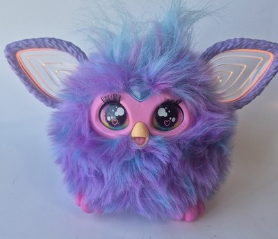 2023 Hasbro Furby Blue Purple Plush Interactive Toy, Tested And Works