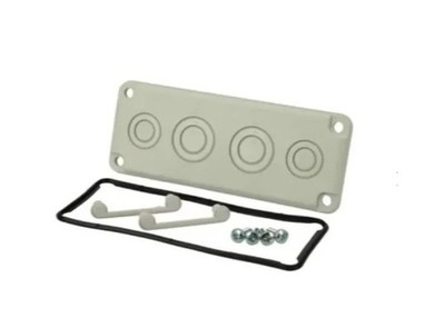 5 x Fibox Struktursystem Kabelmanagement, Polycarbonat 62 mm x 193 mm x 216 mm