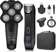 Manscape Bald Head  Body Shavers for Men, Body/Ball/Pubic/Groin Black802