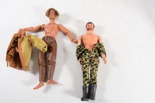 P20J48- 2x Vintage Figurka akcji ua Mattel 1976 Karl-May-Series Old Surehand