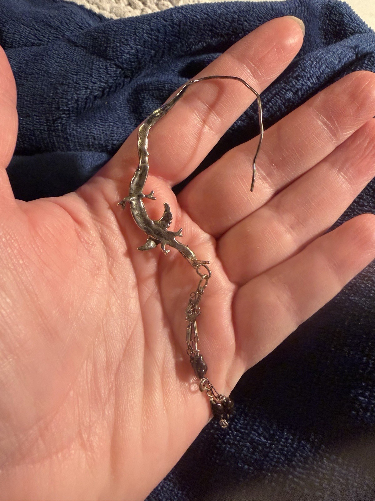 Delicate Dragon LEFT Ear Wrap Cuff Post Earring S… - image 4