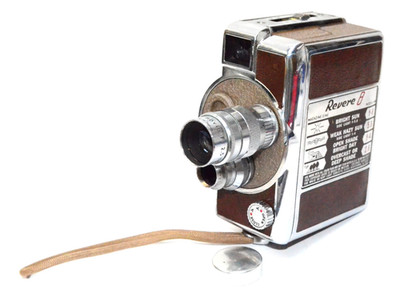 Revere 8 Model 44 8mm Magazine Cine Movie Camera Turret Lens