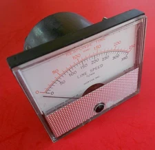 Vintage Rare Gauge / Instrument that measures Response Time & Line Speed