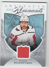 2022-23 Upper Deck Artifacts NHL Remnants Evgeny Kuznetsov Jersey Washington