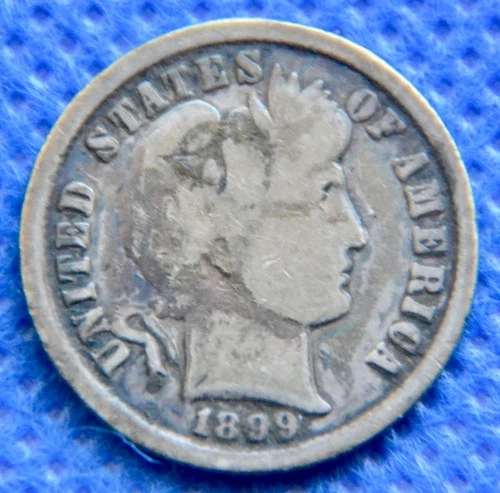 1899 - Barber Dime - Good -  #N1498