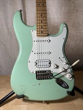 2014 Fender American Special Stratocaster Customized Aged Surf Green Made in USA