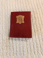 Vintage 1931  Pocket Diary/Calendar brock and company los Angeles
