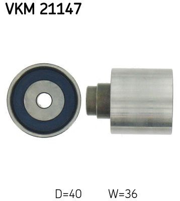 SKF VKM 21147 Umlenk-/FüHrungsrolle, Zahnriemen Links Unten FüR Audi Chrysler-image