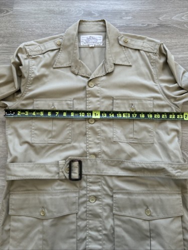 Unisex TILLEY ENDURABLES SAFARI FISHING Jacket Coat Give 'Em Hell Khaki LARGE - Picture 6 of 9