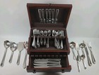 101pc Reed & Barton Domain Stainless Steel Flatware Set Svc/12 Serving Pieces — photo 1