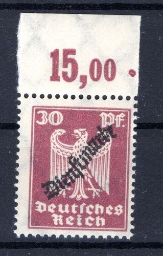 DR-Dienst 109POR Oberrand ** MNH Postfranco 40EUR (DA8517