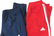 Youth Adidas ClimaCool w/ White Stripe Ankle Zip Track Pants Size Medium / 2