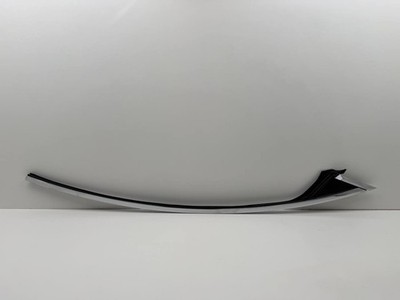 2016-2020 Tesla Model X Left Driver Side Door Chrome Upper Molding
