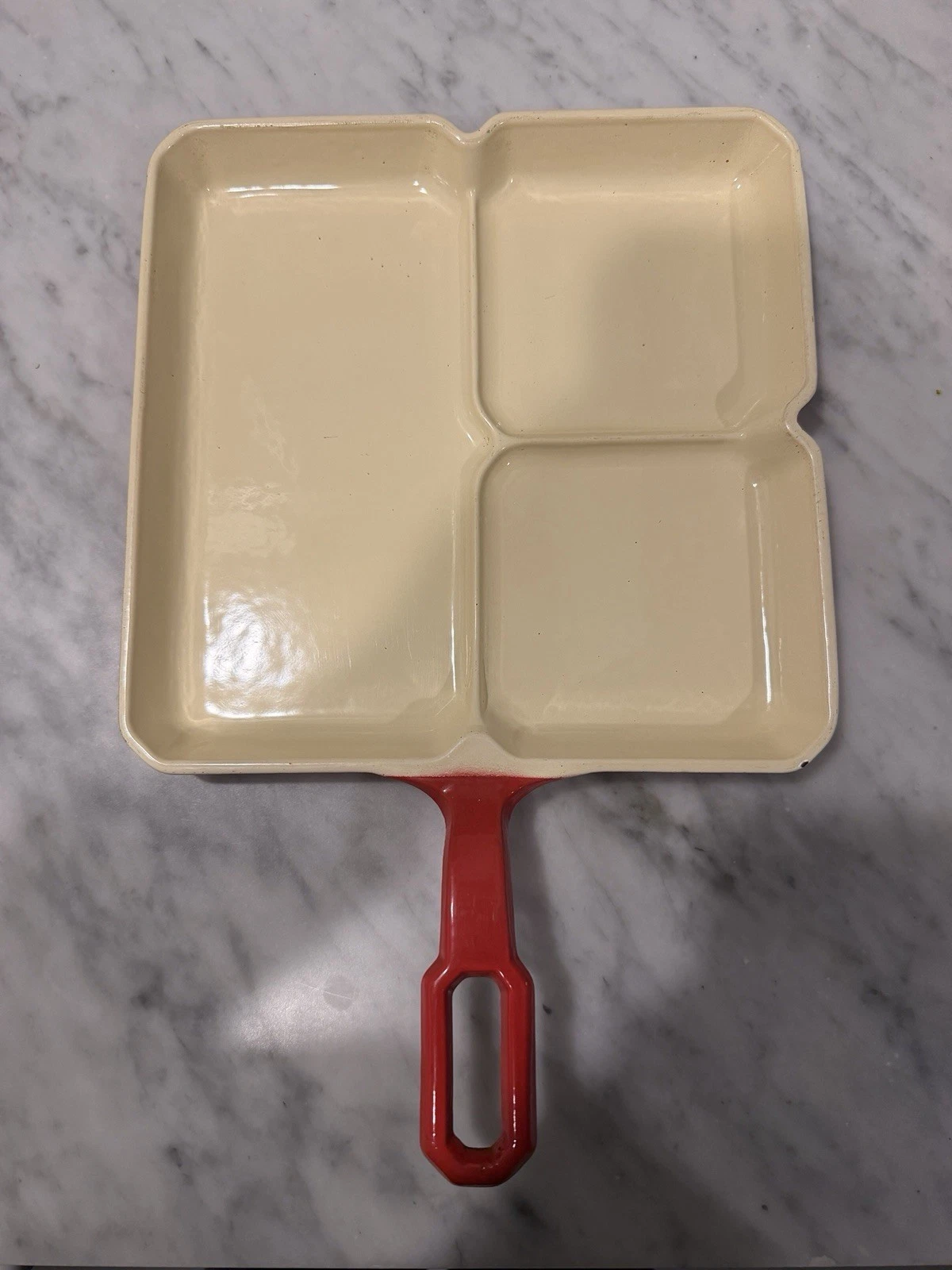 Rare Griswold Red/Cream Cast Iron Colonial Breakfast Skillet
Opens in a new window or tab