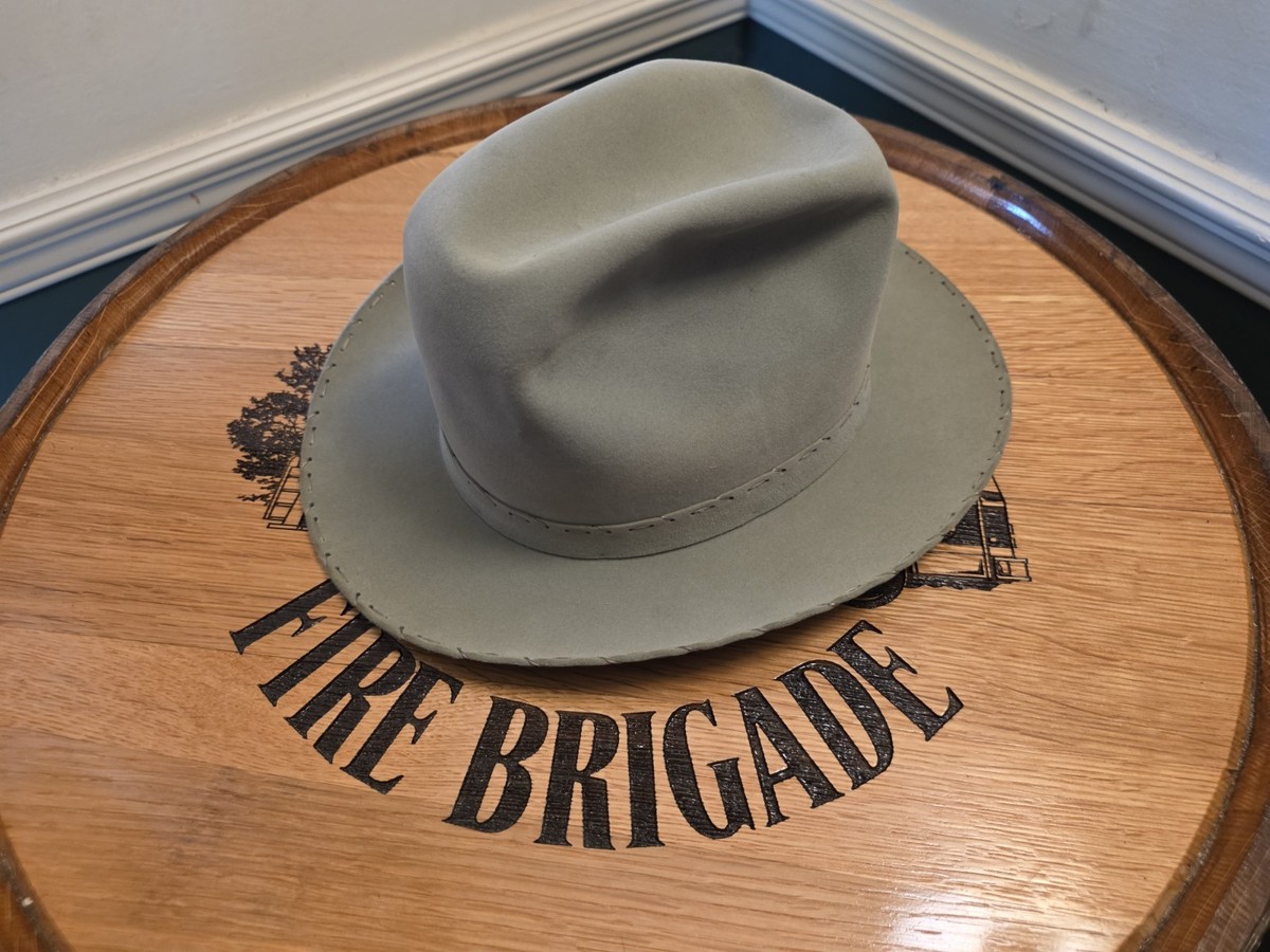 1950s Vintage Knox Twenty 20 Gray Fur Felt Fedora Hat 7 | eBay