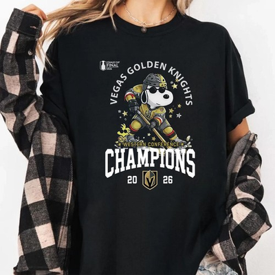 #ad 2026 Western Conference Champions Vegas Golden Knights Tshirt $22.19