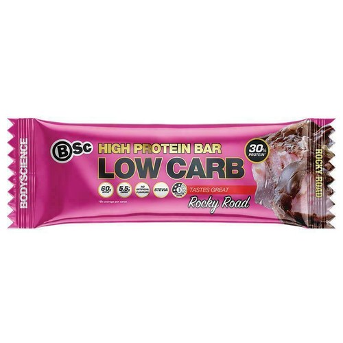 BSC High Protein Bar Rocky Road 60g X 12 Bars eBay