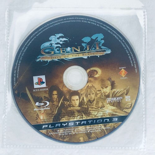 Sony PlayStation 3 Genji: Days of the Blade PS3 PAL - NUR DISC