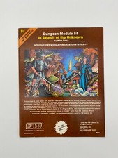 D&D Dungeon Module B1 - In Search of the Unknown