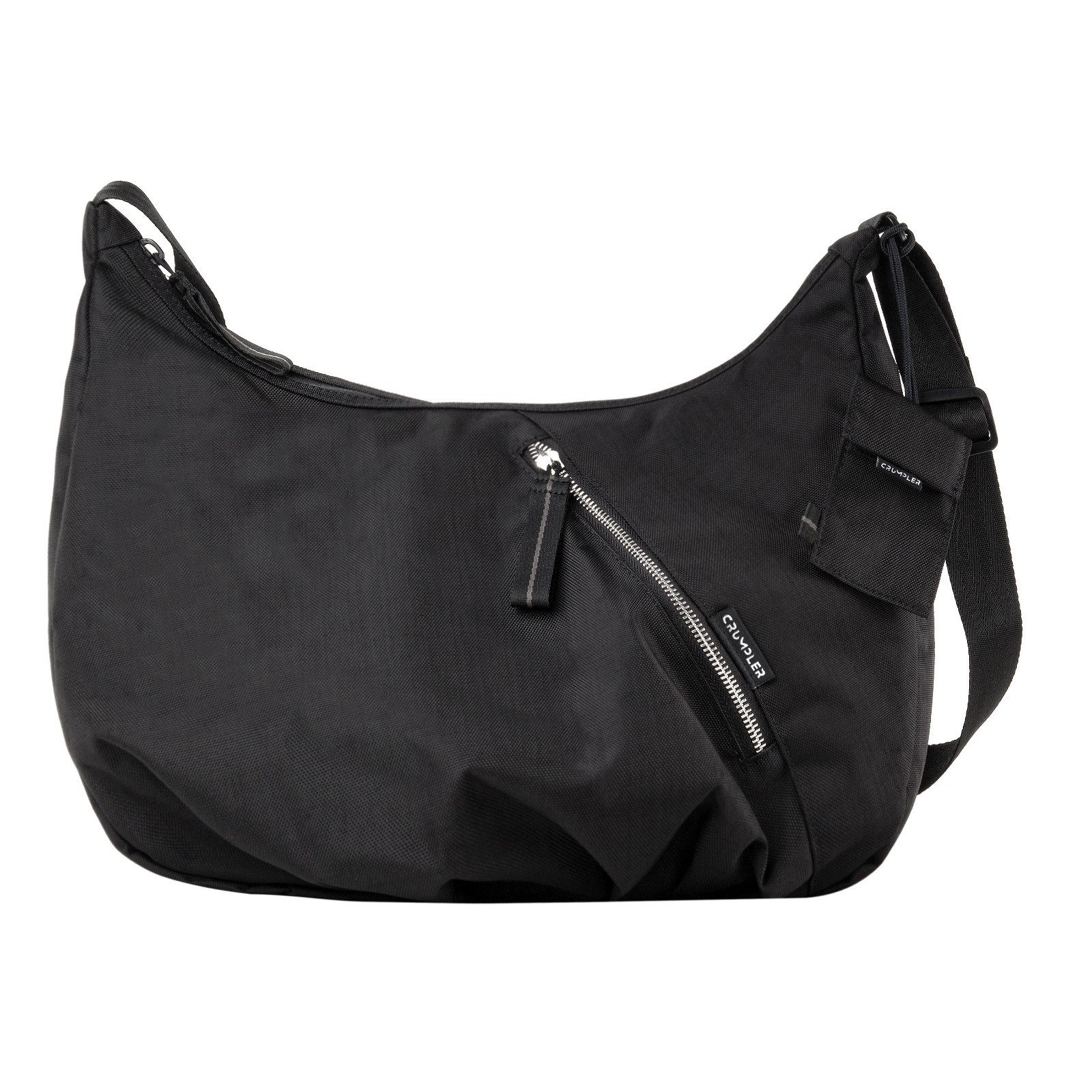 CRUMPLER DOOZIE PHOTO HOBO CAMERA BAG BLACK / METALLIC SILVER (DZPH