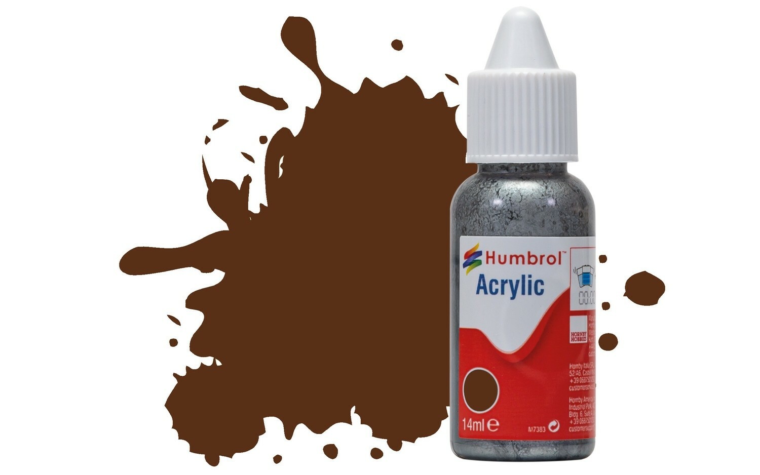 Humbrol Acrylic: No160 German Camouflage Red - Matt 14ml Dropper Bottle DB0160