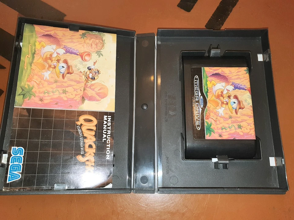 ## Quackshot Starring Donald Duck - Sega Mega Drive Game - Cib / Complete ## - Image 2 of 2