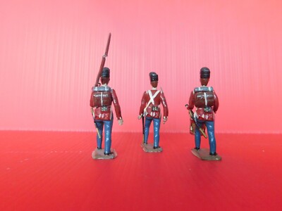 CBG MIGNOT 1ER EMPIRE BEL ENSEMBLE DE 3 GRENADIERS ANGLAIS AU DEFILE