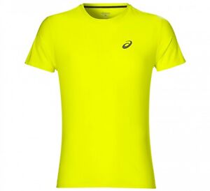 Asics MotionDry Lightweight Running SS T-Shirt Mens Fluorescent Yellow -  XXL | eBay