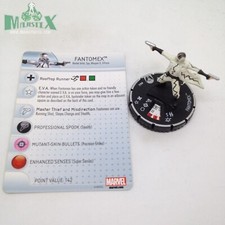 Heroclix Wolverine and the X-Men set Fantomex 042 Rare figure w/card 