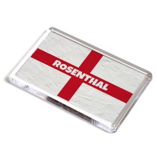 FRIDGE MAGNET - Rosenthal - St George Cross/England Flag - Surname Gift