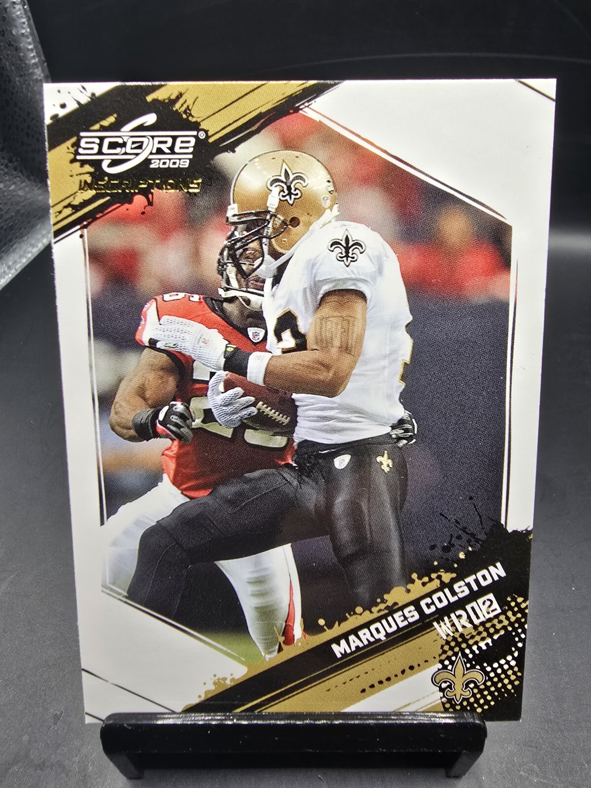 2009 Score Inscriptions Marques Colston #187 - New Orleans Saints 