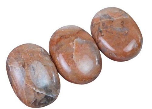 Red Aventurine Palm Stone - Aventurine Crystal Palm Stone - Polish Pebble Stone - Picture 2 of 5