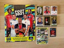 collection complète + set transferts panini foot 2021