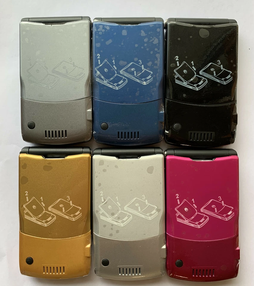 Original Motorola Razr V3i Quad Band Flip GSM MP3 Unlocked Old Used Mobile Phone - Image 4 of 4
