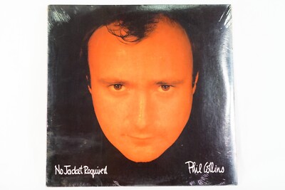 Phil Collins No Jacket Required LP 1985 Atlantic SEALED NOS