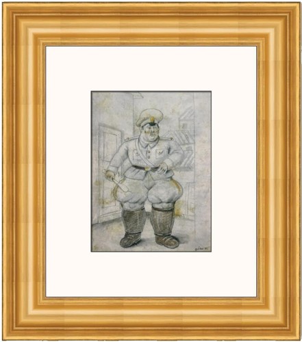 LATIN ART PRINT The Bath Fernando Botero 1991 Offset Lithograph