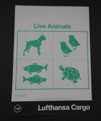 lufthansa animals