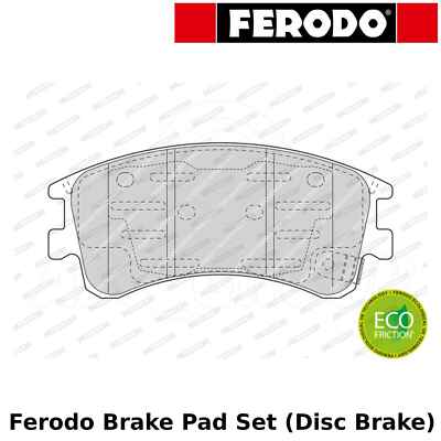 Ferodo FDB4487 Pastiglie Freno – Set Da 4, Sistema ATE, Larghezza 56,2 Mm, Lunghezza 122,6 Mm, Spessore 16,4 Mm