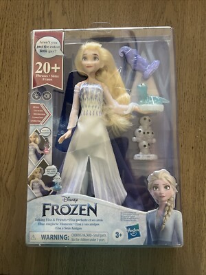 Disney Frozen 2 Talking Elsa & Friends Doll + Accessories  New Unopened Toy
