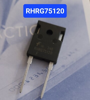 2 PCS RHRG75120 TO-247-2 75A, 1200V Hyperfast Diode US Original