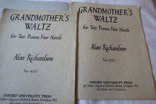 Alan RICHARDSON Grandmother's Waltz for Two Pianos