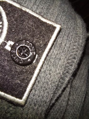 STONE ISLAND MAGLIONE PULLOVER UOMO GRIGIO MISTO LANA S-Z M MADE IN ITALY - Foto 11 di 11