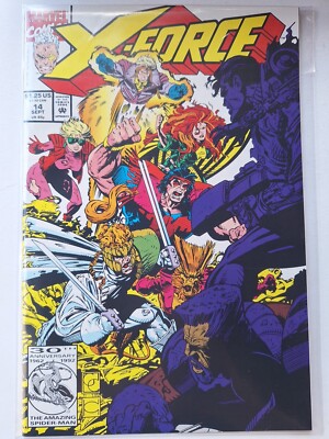 *X-Force* #14 Hi-Grade Rare Marvel Comics 1992 Featuring Cable/Domino/Deadpool 