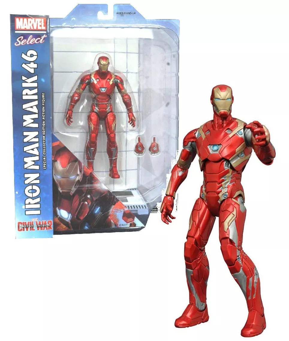 Diamond Select Captain America Iron Man Mark 46 Select Action Figure NEW